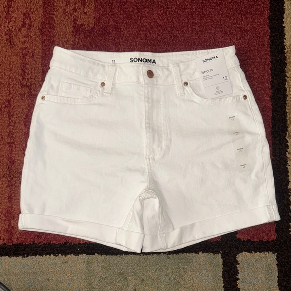 Sonoma Pants - NWT Women’s‎ Sonoma White Jean Shorts